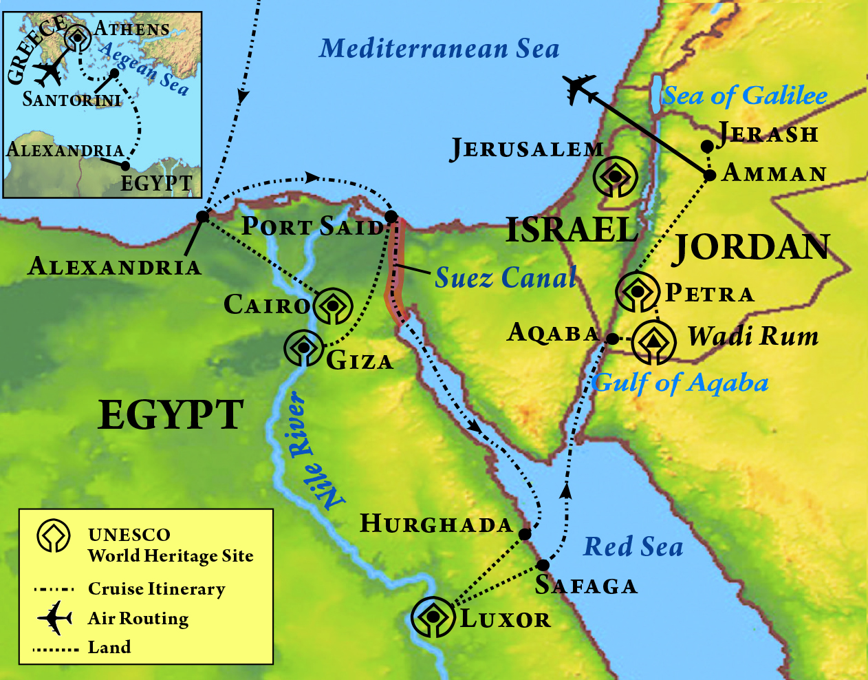 Greece Egypt Red Sea Jordan Johns Hopkins Alumni